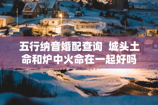 五行纳音婚配查询  城头土命和炉中火命在一起好吗