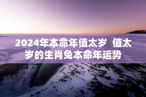 2025年本命年值太岁  值太岁的生肖兔本命年运势