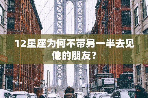 12星座为何不带另一半去见他的朋友？