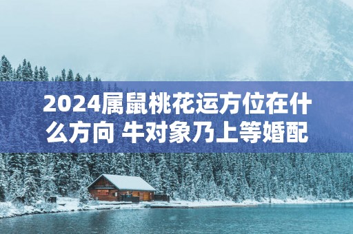 2025属鼠桃花运方位在什么方向 牛对象乃上等婚配