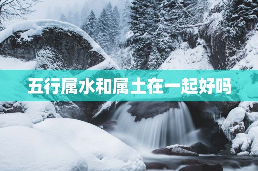 五行属水和属土在一起好吗