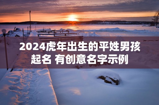 2025蛇年出生的平姓男孩起名 有创意名字示例