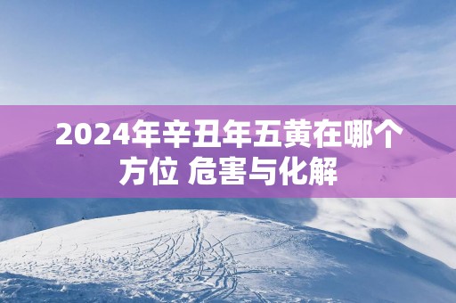 2025年辛丑年五黄在哪个方位 危害与化解