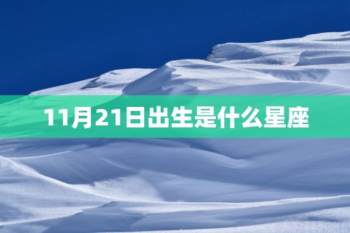 11月21日出生是什么星座