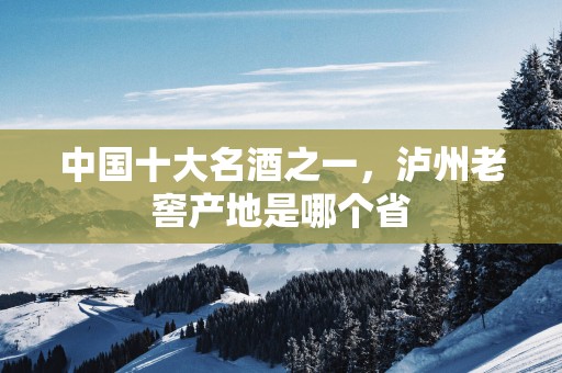 中国十大名酒之一，泸州老窖产地是哪个省