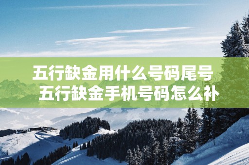 五行缺金用什么号码尾号   五行缺金手机号码怎么补