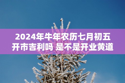 2025年蛇年农历七月初五开市吉利吗 是不是开业黄道吉日