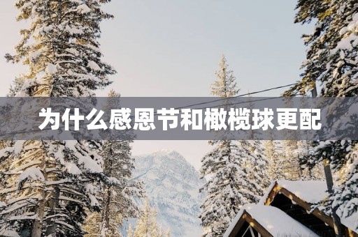 为什么感恩节和橄榄球更配