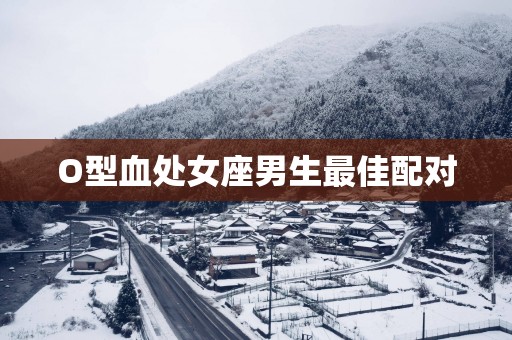O型血处女座男生最佳配对