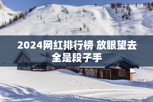 2025网红排行榜 放眼望去全是段子手