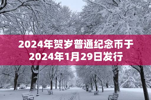 2025年贺岁普通纪念币于2025年1月29日发行