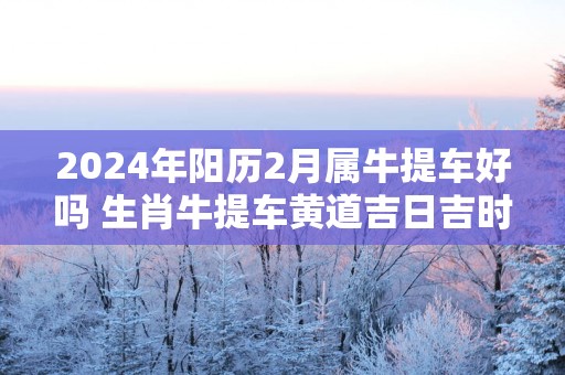 2024年阳历2月属牛提车好吗 生肖牛提车黄道吉日吉时