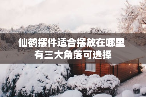 仙鹤摆件适合摆放在哪里 有三大角落可选择