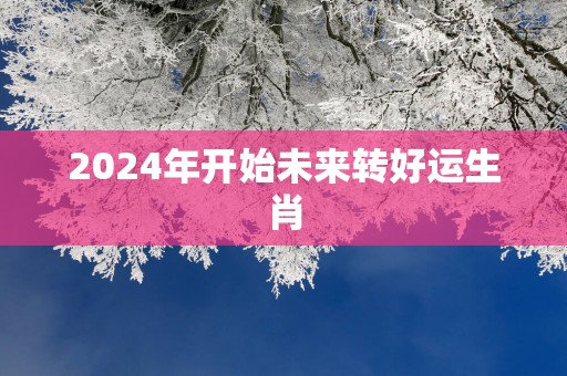 2025年开始未来转好运生肖