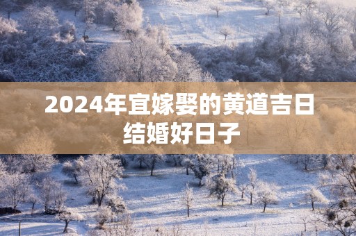 2025年宜嫁娶的黄道吉日 结婚好日子