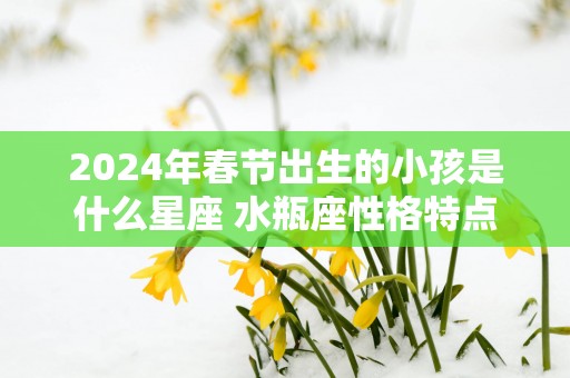 2025年春节出生的小孩是什么星座 水瓶座性格特点