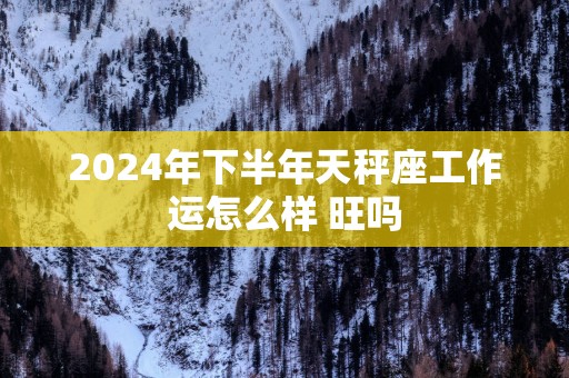 2025年下半年天秤座工作运怎么样 旺吗