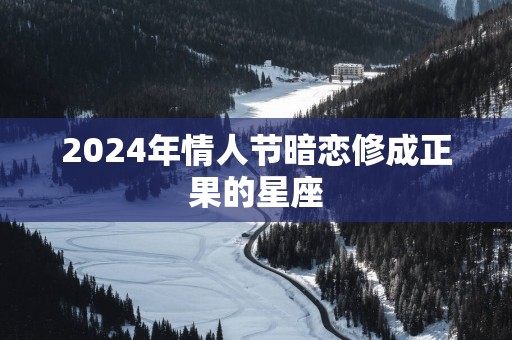 2025年情人节暗恋修成正果的星座