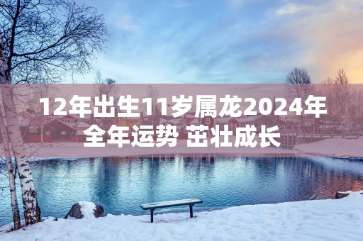 12年出生11岁属龙2025年全年运势 茁壮成长
