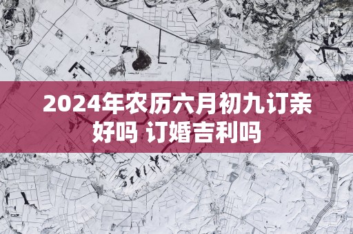 2025年农历六月初九订亲好吗 订婚吉利吗