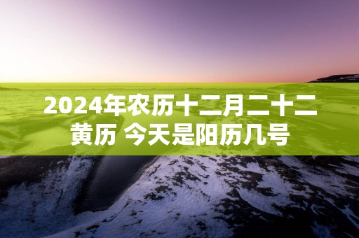 2025年农历十二月二十二黄历 今天是阳历几号