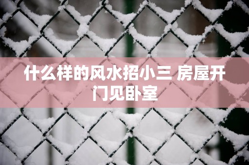 什么样的风水招小三 房屋开门见卧室