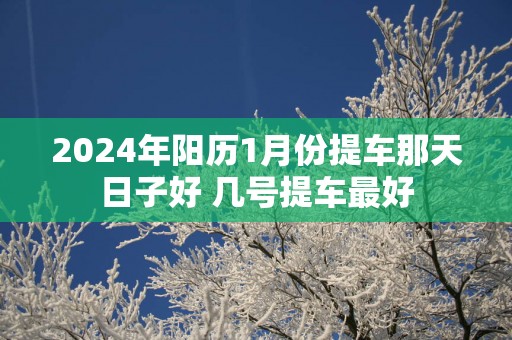 2025年阳历1月份提车那天日子好 几号提车最好