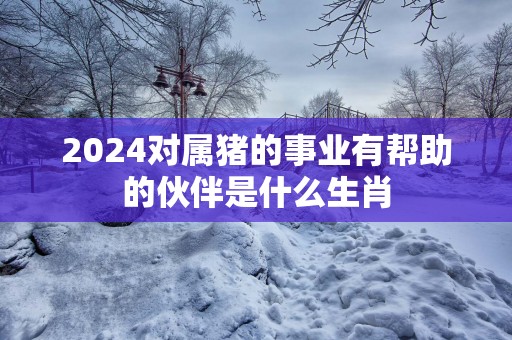 2025对属猪的事业有帮助的伙伴是什么生肖