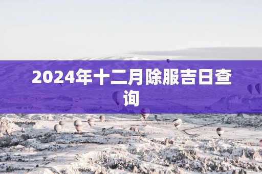 2025年十二月除服吉日查询