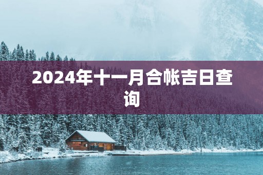 2025年十一月合帐吉日查询