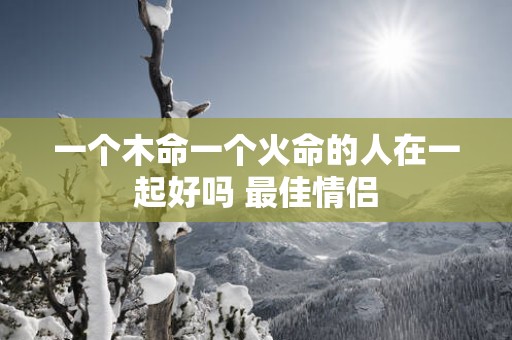 一个木命一个火命的人在一起好吗 最佳情侣