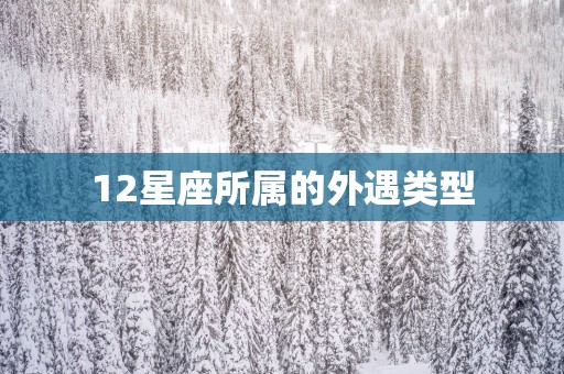 12星座所属的外遇类型