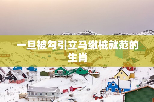一旦被勾引立马缴械就范的生肖