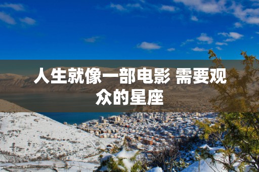 人生就像一部电影 需要观众的星座