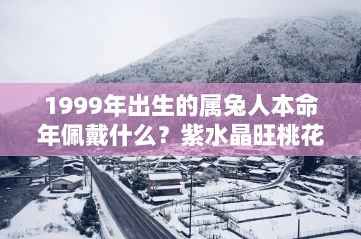 1999年出生的属兔人本命年佩戴什么？紫水晶旺桃花