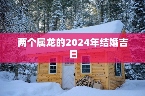 两个属龙的2025年结婚吉日