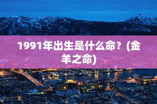1991年出生是什么命？(金羊之命)
