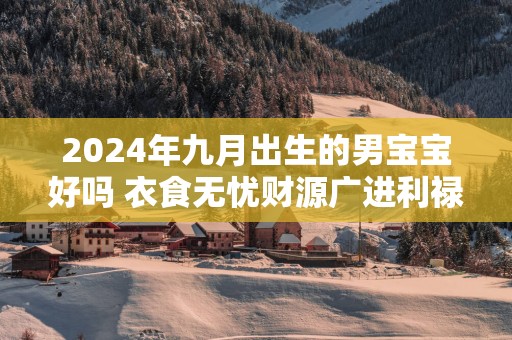2025年九月出生的男宝宝好吗 衣食无忧财源广进利禄亨通