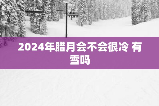 2025年腊月会不会很冷 有雪吗