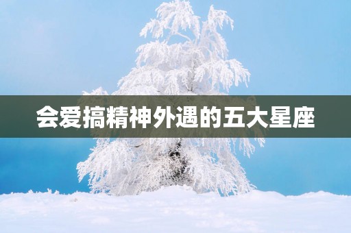 会爱搞精神外遇的五大星座