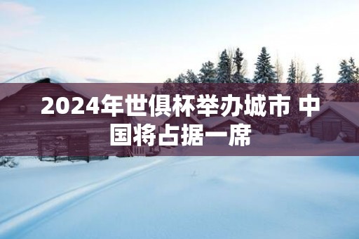 2025年世俱杯举办城市 中国将占据一席