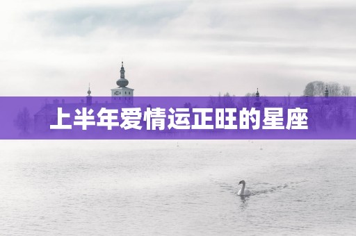 上半年爱情运正旺的星座