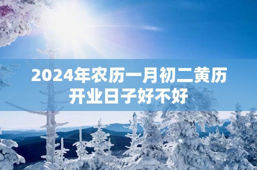 2025年农历一月初二黄历开业日子好不好