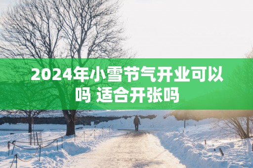 2025年小雪节气开业可以吗 适合开张吗