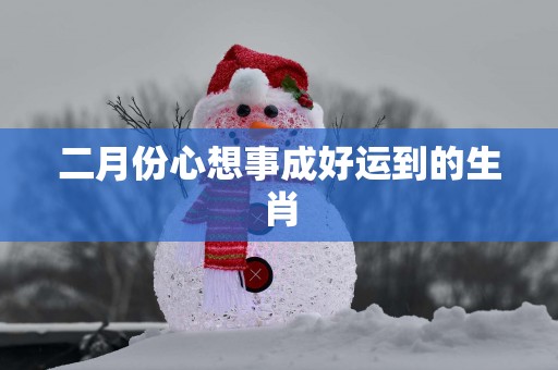 二月份心想事成好运到的生肖