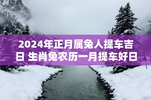 2025年正月属兔人提车吉日 生肖兔农历一月提车好日子