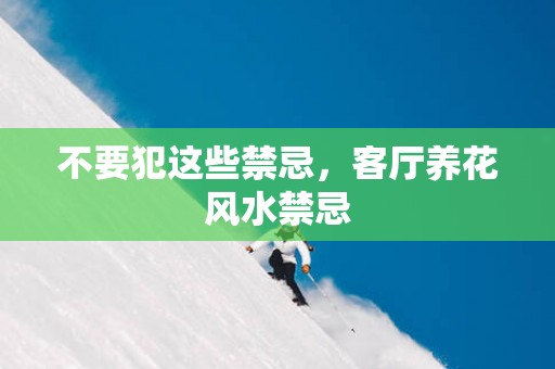 不要犯这些禁忌，客厅养花风水禁忌
