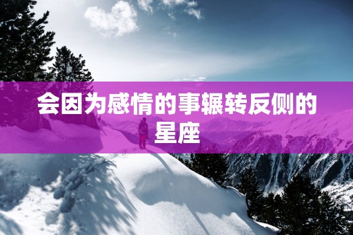 会因为感情的事辗转反侧的星座