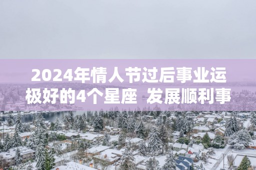 2025年情人节过后事业运极好的4个星座  发展顺利事事如意