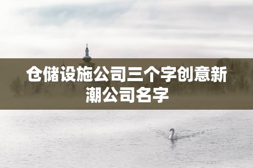 仓储设施公司三个字创意新潮公司名字
